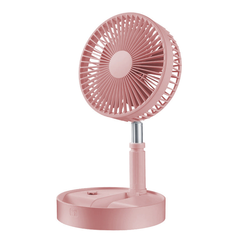 🥳2026 HOT SALE🥳💞50K+ SOLD!🌀🔋 50% OFF! Telescopic Folding USB Fan – Adjustable height, 180° tilt, 4 speeds & quiet. 3600mAh battery, 24H runtime. Perfect for home or travel! 💨✨