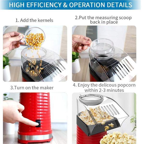 🥳2026 HOT SALE🥳💞50K+ SOLD! 🍿💚 50% OFF! Healthy Popcorn Maker – oil-free hot air popping, light & guilt-free. Make your own flavors – salt, cheese or cinnamon. A healthier treat for you and the grandchildren! 👶✨