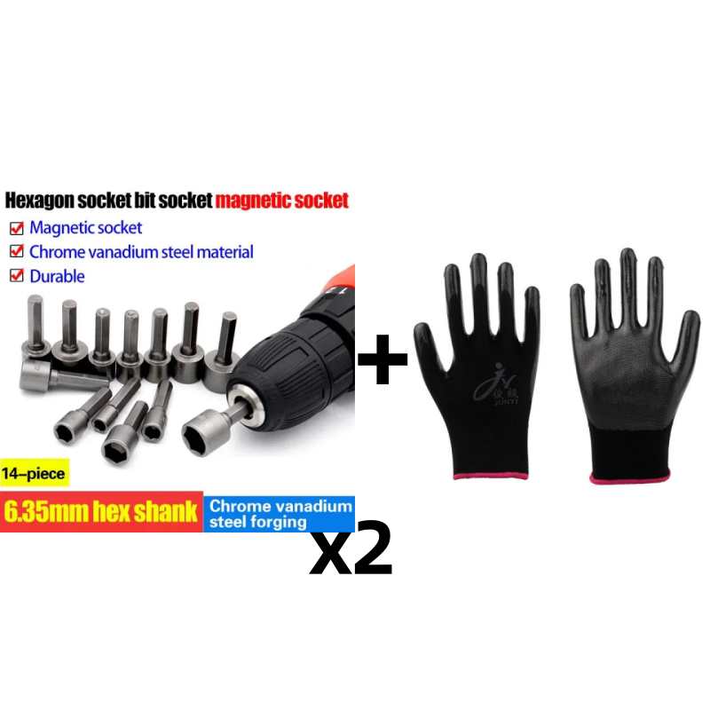 🥳2026 HOT SALE🥳💞50K+ SOLD!👴🔧 50% OFF! 14-Piece Socket Wrench Set – Powerful hex grip, fits all common sizes. DIY repairs, save on garage costs. A must-have! 🛠️💰