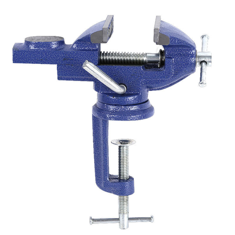🥳2026 HOT SALE🥳💞50K+ SOLD! 🔧🛠️ 50% OFF! Heavy-Duty Mini Universal Bench Vice – Clamp-on design, 360° rotation & sturdy cast iron build. Perfect for workshops, garages & DIY – holds tight without slipping! 💪✨