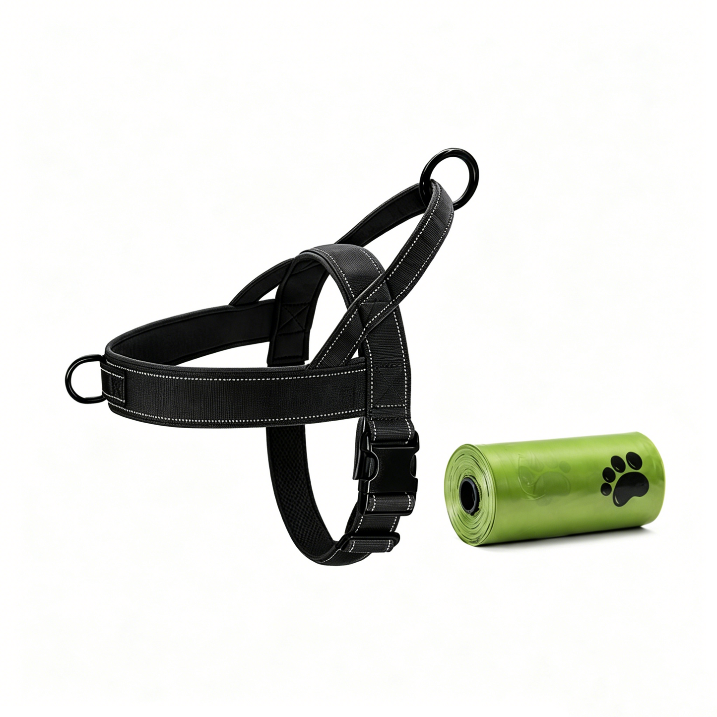 🥳2026 HOT SALE🥳💞50K+ SOLD!🐕💪 50% OFF! Heavy‑Duty Tactical Dog Harness – No‑pull, no‑choke. Reflective strips for night walks. Padded & easy‑grip handle. 🛡️✨