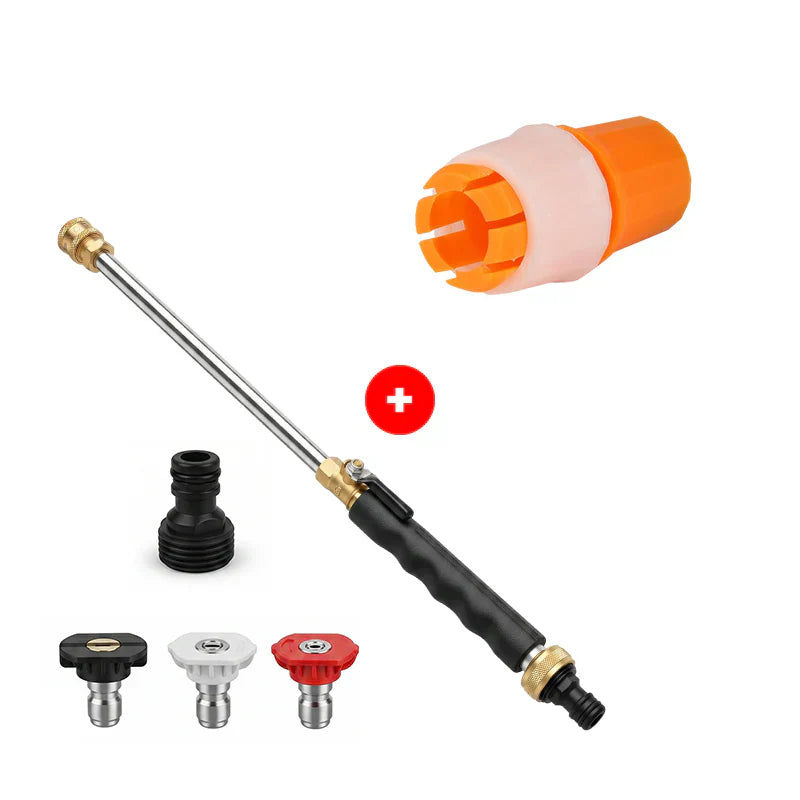 🥳2026 HOT SALE🥳💞50K+ SOLD!🔫💨 50% OFF! Powerful Jet Spray Gun – 3 interchangeable nozzles: jet, fan & mist. Anti‑slip handle, rust‑proof. Effortless cleaning for seniors. A back‑saving helper. 🌿✅