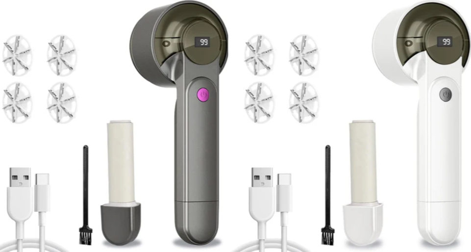🥳2026 HOT SALE🥳💞50K+ SOLD!🔥🔄Last Day - 50% OFF! 2-in-1 Electric Lint Remover – Instantly Renews Fabrics & Shaves Pillings, Effortless Garment Care for a Like-New Wardrobe. 🧥✨