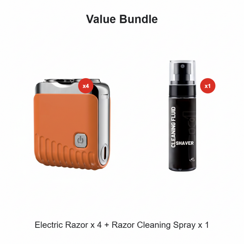 🥳2026 HOT SALE🥳💞50K+ SOLD!💥⚡🧔 1-Minute Quick Fix, No Stubble Left Behind | The Mighty Mini “Powerhouse”! Mini Wet & Dry Shaver Half Price✈️🎒