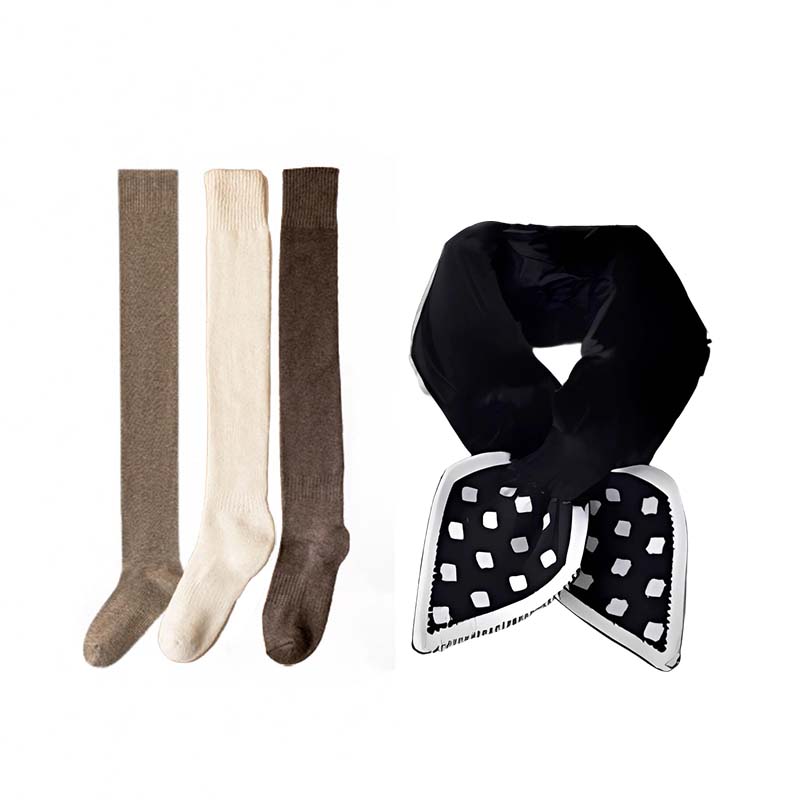 🔥🥳2026 HOT SALE🥳💞50K+ SOLD!🧦🤝✨ Classic Elegance, Effortless Wear | Soft & Stretchy Thigh High Socks❤️🔥🧦