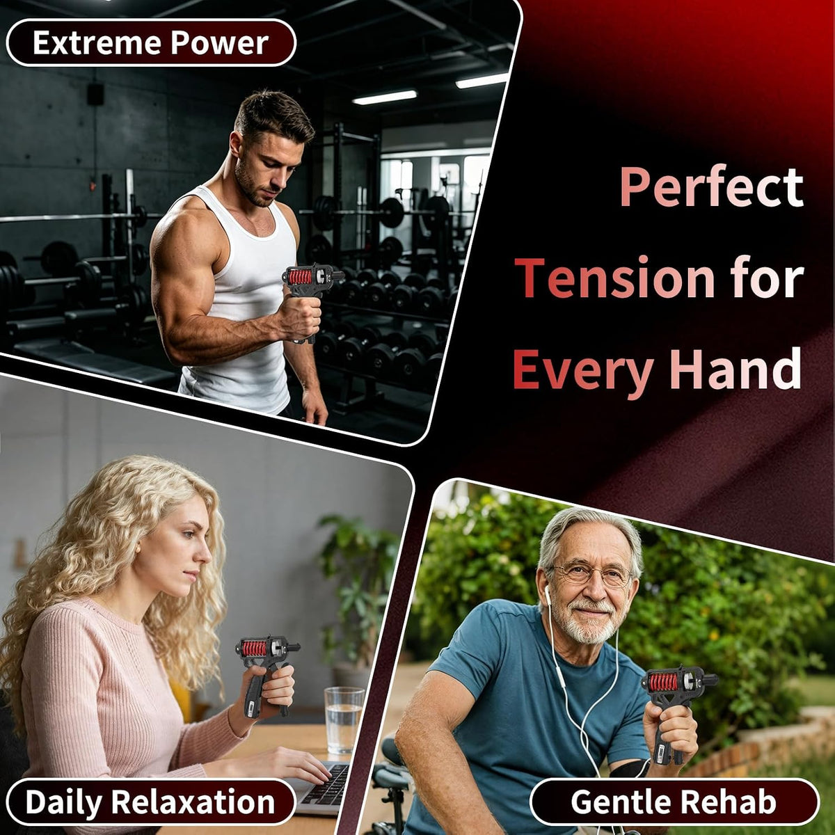 🥳2026 HOT SALE🥳💞50K+ SOLD! 💪✊ 50% OFF! Adjustable Hand Grip Strengthener with Counter – rotary resistance, textured grip. Train fingers & forearms anywhere! 🏋️✅