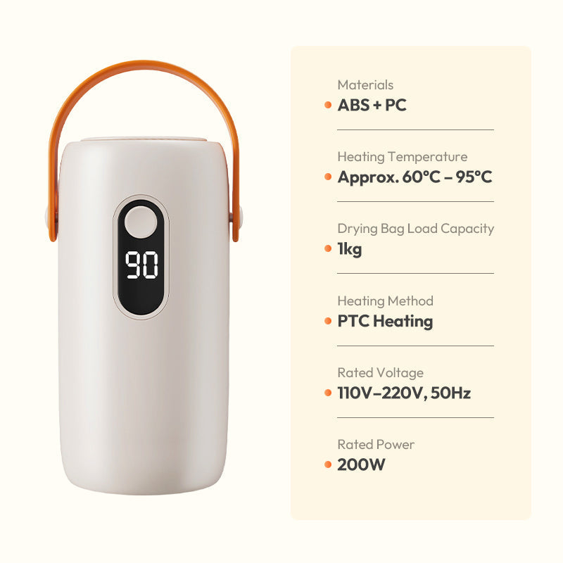 🥳2026 HOT SALE🥳💞50K+ SOLD!🏠💨 50% OFF! Portable Mini Clothes Dryer – Compact foldable design, stores easily. Dries delicates & everyday wear quickly. Perfect for small spaces & frequent travellers. 🧳✅