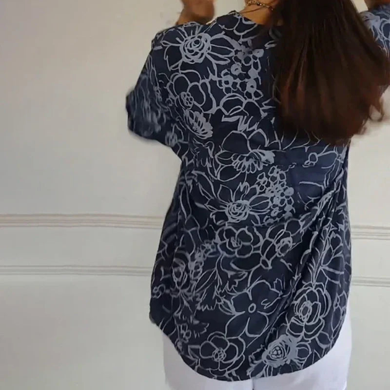 🥳2026 HOT SALE🥳💞50K+ SOLD!👵🌸 50% OFF! Printed Women's Shirts – Floral & geometric prints, soft & breathable. Easy to wear, pairs with anything. Perfect for daily elegance. 🕊️✨