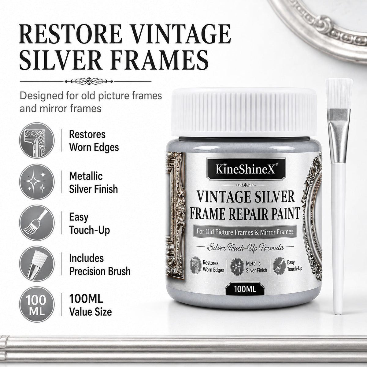 🥳2026 HOT SALE🥳💞50K+ SOLD! ✨🖌️ 50% OFF! Metallic Gold Refinishing Repair Paste – high-density pigments restore brilliant gold shine, water-resistant & includes brush. Revive faded decor instantly! 🛡️💎