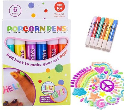🥳2026 HOT SALE🥳💞50K+ SOLD!🎄✨ 55% OFF + Buy 3 Pay 2! Magic Puffy Pens – Draw, heat & watch it puff up! 3D art fun for kids – great for Christmas gifts & DIY projects. A creative surprise! 🖍️🎨