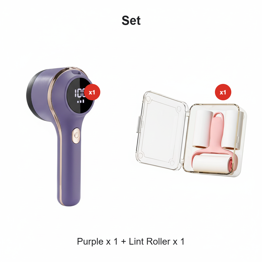 🎁Hot sale 50% off⏳Digital Display Fabric Lint Remover with 3 Speeds