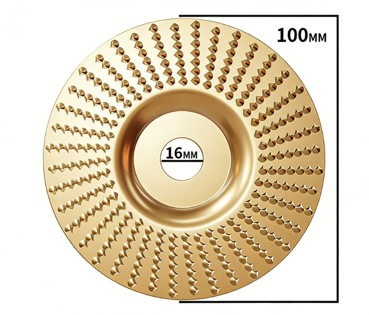 🥳2026 HOT SALE🥳💞50K+ SOLD!⚙️💎BUY 5 GET 5 FREE! Premium Wood Carving Disc – Super sharp, fast cutting. Fits standard grinder, removes wood easily. A workshop hero! 🔥✨