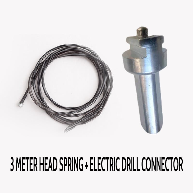 🌀🔧 Tackles Deep, Twisted Clogs! Flexible Drain Snake Spring Half Price🛠️💎