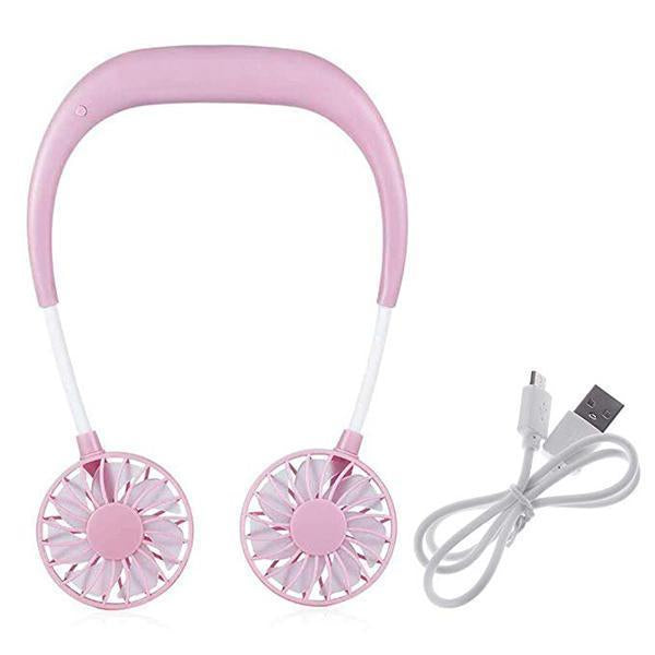 🥳2026 HOT SALE🥳💞50K+ SOLD!🌬️🌀 50% OFF! 3‑Speed Neck Fan – 360° airflow, lightweight & hands‑free. 2200mAh battery, lasts 4‑12 hrs. Stay cool wherever you go! 😎💨