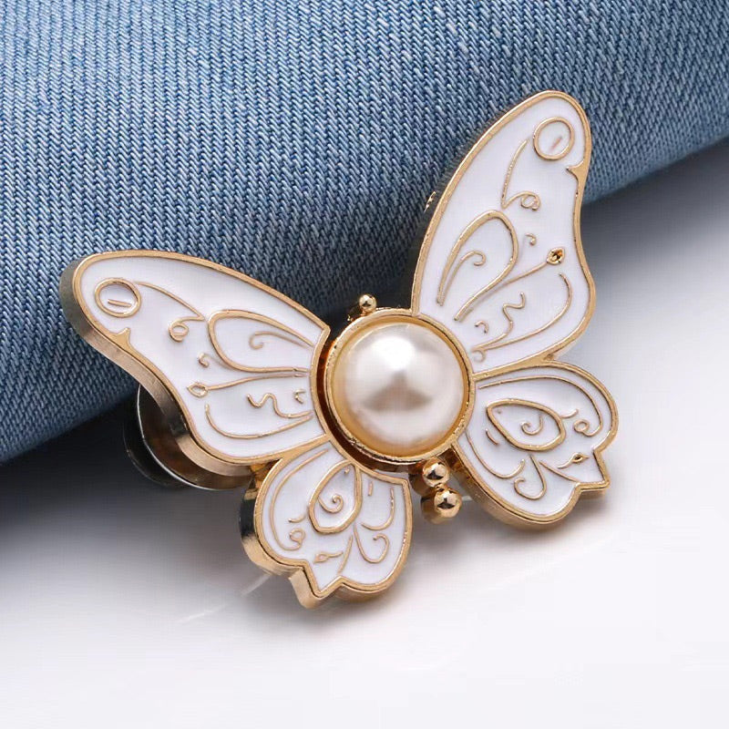 ๐ฅณ2026 HOT SALE๐ฅณ๐50K+ SOLD!๐ธ๐ฆ BUY 1 GET 1 FREE โ Removable Butterfly Waist Buckle โ No tools, instant hourglass shape. Fits jeans, skirts & dresses! ๐โจ