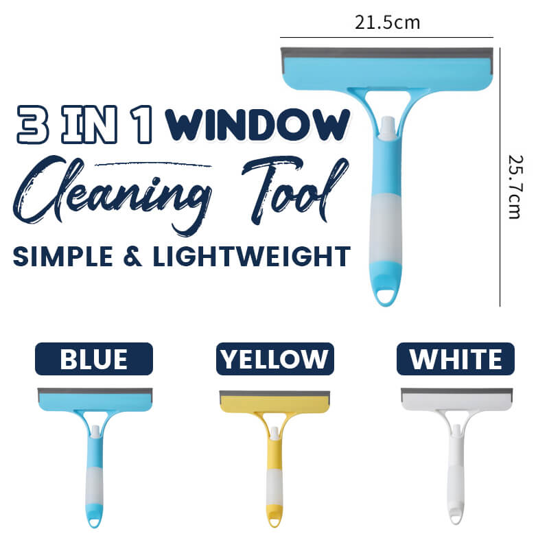 🧽 BUY 2 GET 1 FREE! ✨ 3-in-1 Cleaning Kit – For Windows, Mirrors & Windshields, Streak-Free & Perfect for Home & Car