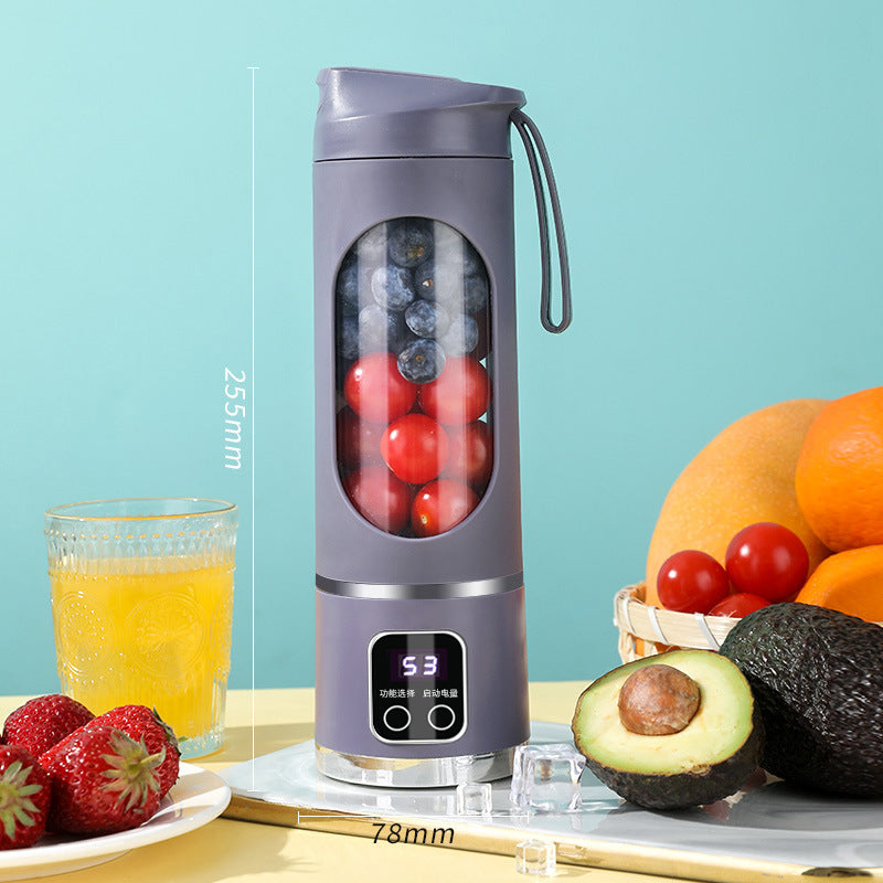 🥳2026 HOT SALE🥳💞50K+ SOLD!🍎🥤 50% OFF! Portable Cordless Juicer – 450ml, 50W, stainless steel blades. Digital battery display, sip lid & carry handle. Fresh juice anywhere! 🔋✨