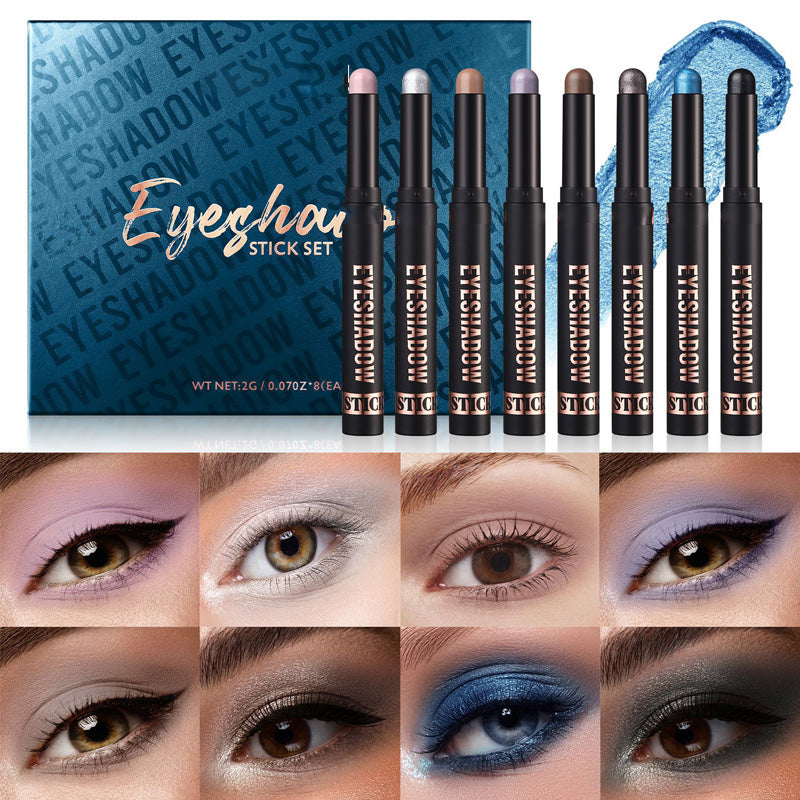 🥳2026 HOT SALE🥳💞50K+ SOLD!🌈👁️ 50% OFF! 8 Colors Waterproof Eyeshadow Stick – All‑day shimmer, sweat & tear proof. Creamy blend, stunning glow. Your new beauty essential. 💖✨
