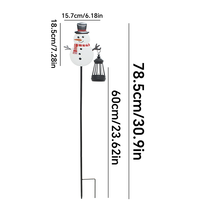 Solar Santa Claus Garden Stake Light