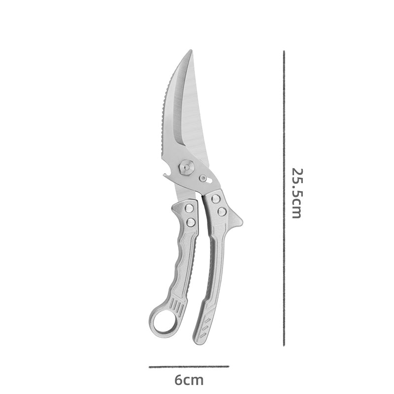 🚰✨ Fully Detachable, Deeply Clean! No More Grease, Heavy-Duty Poultry Scissors