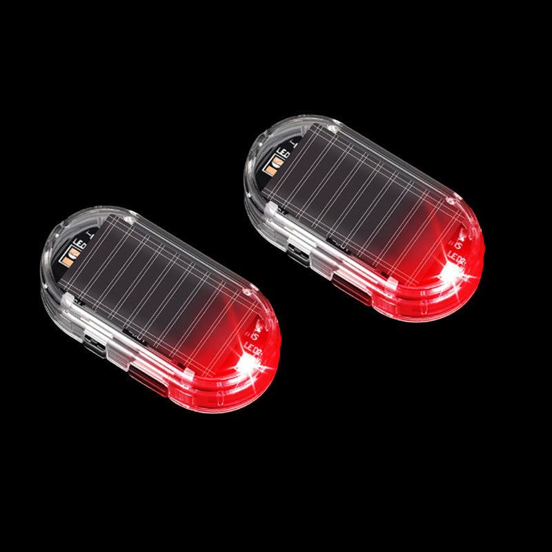 🥳2026 HOT SALE🥳💞50K+ SOLD! 🚗🌞 Solar Car Anti-Theft Light – solar + USB charged, auto-flashes at night. Realistic LED mimics active alarm – deters thieves without wiring. Heat-resistant, stick & go! 🛡️💡