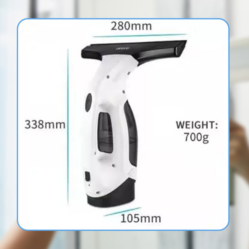 🥳2026 HOT SALE🥳💞50K+ SOLD! 💧✨ Cordless Window Vacuum – 20W suction removes water & streaks from windows, mirrors & car glass. 2200mAh battery, 150ml tank, lightweight. Streak-free shine, no cords! 🔋💪