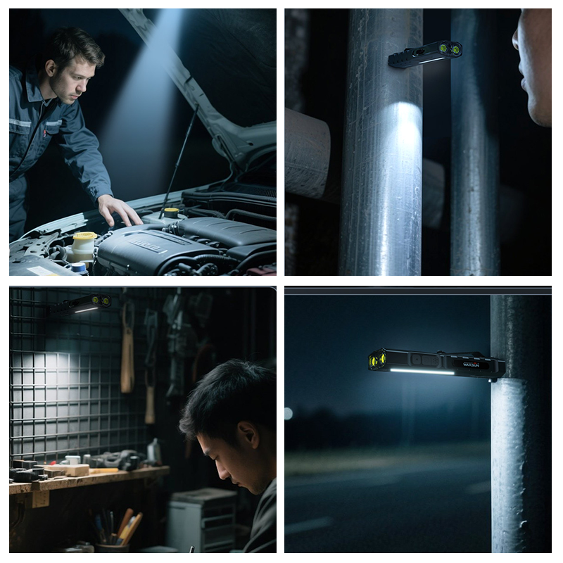 🥳2026 HOT SALE🥳💞50K+ SOLD! 🔦💥 50% OFF! Magnetic Multi-Function LED Flashlight – 1500 lumens, UV, laser & Type-C. Hands-free with strong magnet – perfect for camping, car repairs & emergencies! 🚗🔧
