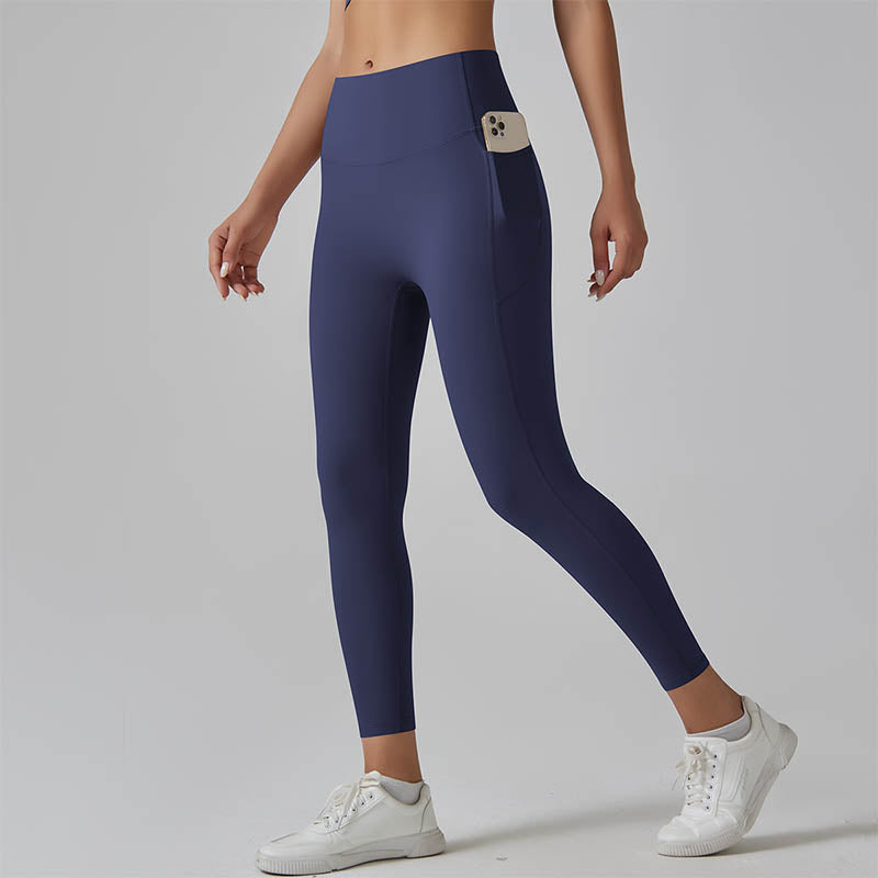 🥳2026 HOT SALE🥳💞50K+ SOLD!👵🧘♀️ 50% OFF! High-Waisted Seamless Yoga Leggings – Side pockets for phone & keys. Quick-dry, breathable & butt-lifting. Comfortable all day. Perfect for yoga or walks. 📱🌸