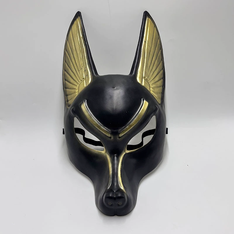 š„³2026 HOT SALEš„³š50K+ SOLD!ā” 50% OFF! Hand-Sculpted Anubis Cosplay Mask ā 100% handmade, eco-friendly resin. Faux gold leaf accents, adjustable fit. A unique artifact for collectors & cosplayers. šŗāØ