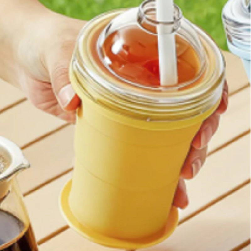 🥳2026 HOT SALE🥳💞50K+ SOLD!🍦❄️ 50% OFF! 2-in-1 Ice Cream Cup with Straw – Double-wall insulation, keeps treats cold. Reusable & collapsible. No mess, just pure enjoyment. A summer essential. 🧊💚