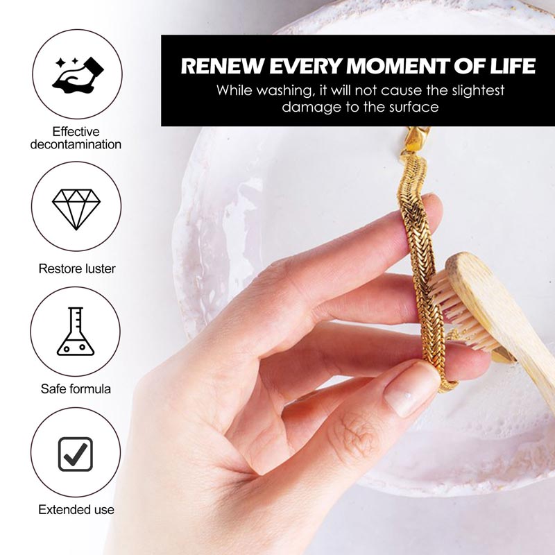 🥳2026 HOT SALE🥳💞50K+ SOLD!💎✨ 50% OFF! Jewelry Cleaner Liquid – Gently removes dullness & grime, restores diamond & gold brilliance. Hypoallergenic, safe for skin & stones. Just dip & shine. Your jewels’ best friend. 🛡️💍