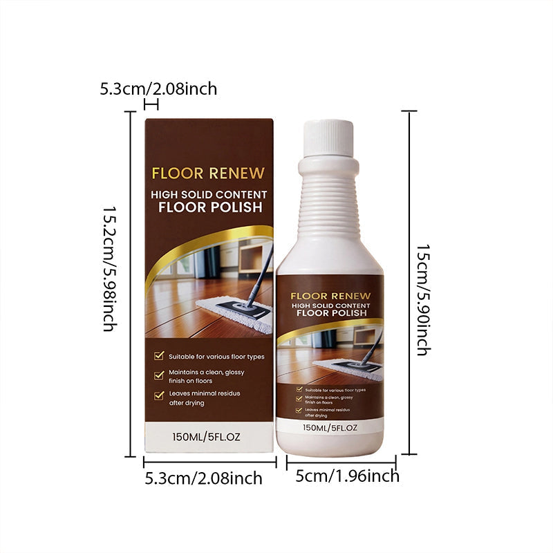 🥳2026 HOT SALE🥳💞50K+ SOLD! 🧴✨ LIMITED TIME 50% OFF! Floor Renew Polish – high-solid formula, brilliant gloss & fills micro-scratches. Streak-free shine for hardwood, laminate, tile & vinyl! 🏠✅
