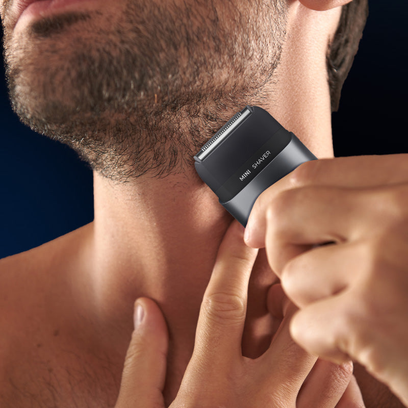 🥳2026 HOT SALE🥳💞50K+ SOLD!🔌🔋 50% OFF! Mini Electric Shaver – 7500RPM, IPX7 wet/dry, 100min runtime. Travel lock, USB‑C fast charge. 🪒💨