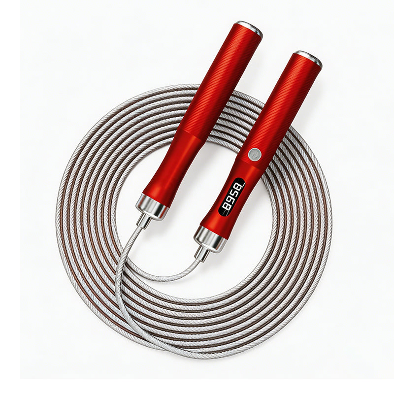 🥳2026 HOT SALE🥳💞50K+ SOLD! 📱🏃 50% OFF! Smart Bluetooth Counting Jump Rope – HD backlit display, real-time tracking, app coaching, tangle-free steel bearings. Anti-slip grip for smooth workouts! 🛡️💪