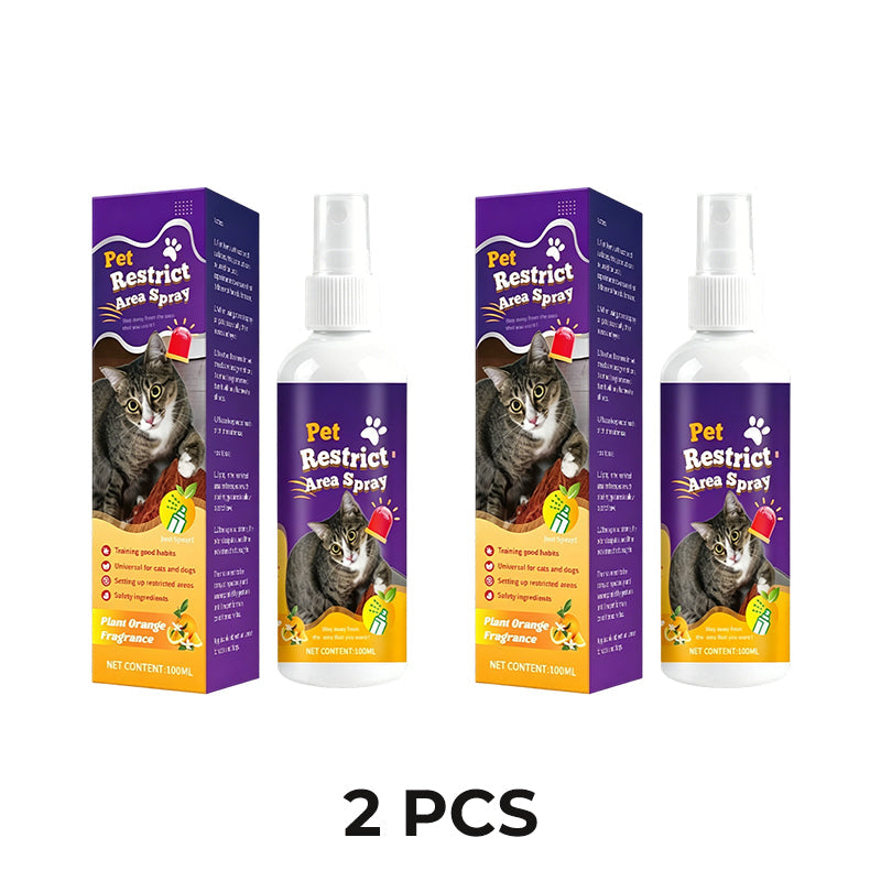 ๐ฅณ2026 HOT SALE๐ฅณ๐50K+ SOLD!๐ฑ๐ซ 50% OFF! Pet Boundary Spray โ Citrus formula, safe around kids. Reusable, effective. Teach boundaries without stress. ๐โจ