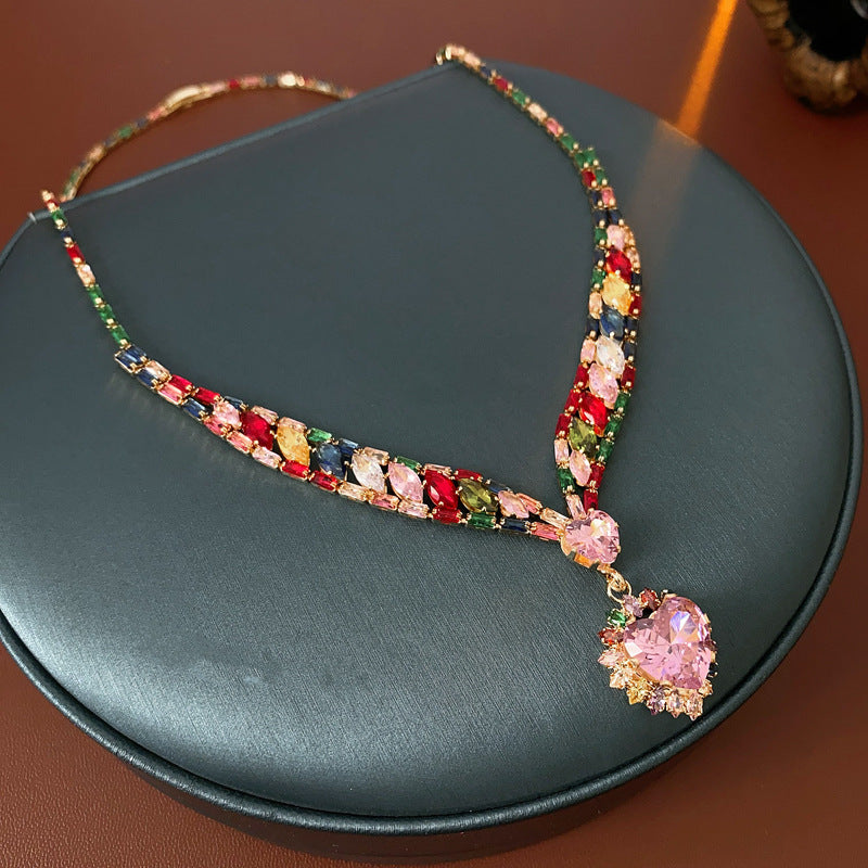 ๐ฅณ2026 HOT SALE๐ฅณ๐50K+ SOLD!๐๐ 50% OFF! Sparkling Heart Jewelry Set โ Necklace & earrings, lightweight & elegant. A timeless gift for her. ๐๐