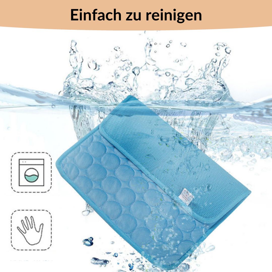 🥳2026 HOT SALE🥳💞50K+ SOLD!🧊🐾 50% OFF! Pet Cooling Ice Silk Mat – Instant chill, no water or electricity. Breathable, washable & lightweight. Keep your dog cool all summer! ☀️💙