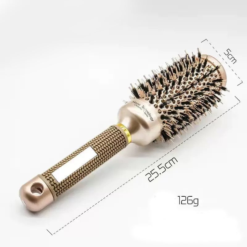🥳2026 HOT SALE🥳💞50K+ SOLD! 💇✨ 50% OFF! Professional Vented Round Hair Brush – boar & nylon bristles, honeycomb vent barrel for fast drying, volume & smooth salon-style blowouts at home! 🛡️💪