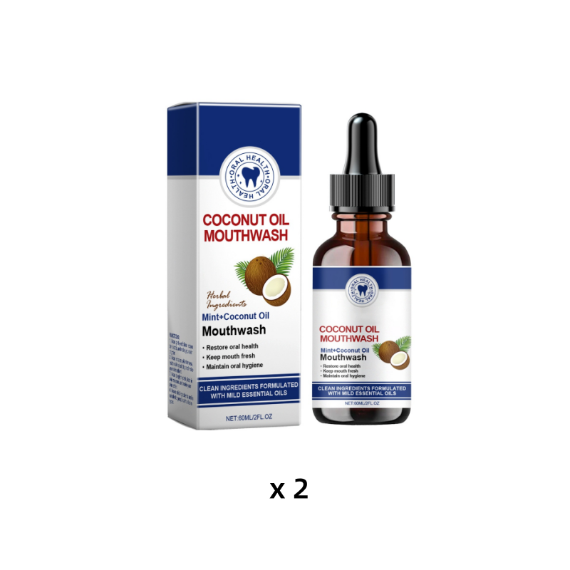 🥳2026 HOT SALE🥳💞50K+ SOLD!🌿🦷 50% OFF! Natural Coconut & Mint Mouthwash – Gentle, alcohol‑free, soothes gums. Long‑lasting fresh breath, brightens smile. Safe for daily use! 💚✨