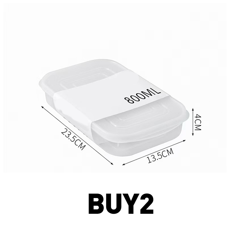 🥳2026 HOT SALE🥳💞50K+ SOLD! 📦🧊 50% OFF! Stackable Fridge Container with Airtight Lid – Transparent for quick view, stackable for space saving. Food‑grade, easy clean – a smarter fridge! 🏠✨