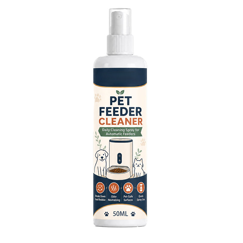 🥳2026 HOT SALE🥳💞50K+ SOLD!🐾🧼 50% OFF! Pet Feeder Cleaner Spray – Removes grease & dried food, eliminates odours. Safe for plastic, steel & ceramic. Includes towel! 🧴✨