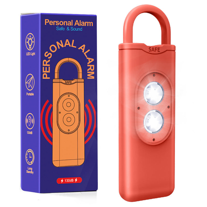 🥳2026 HOT SALE🥳💞50K+ SOLD!🔊✨ 50% OFF! High Decibel Anti‑Wolf Flashing Alarm Keychain – 130dB siren & strobe light disorient attackers, alert passers‑by. Pull the pin & scare off threats instantly! 🛡️💨