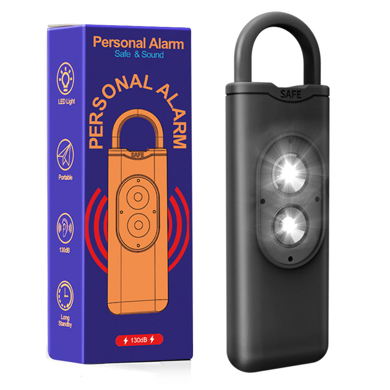🥳2026 HOT SALE🥳💞50K+ SOLD!🔊✨ 50% OFF! High Decibel Anti‑Wolf Flashing Alarm Keychain – 130dB siren & strobe light disorient attackers, alert passers‑by. Pull the pin & scare off threats instantly! 🛡️💨
