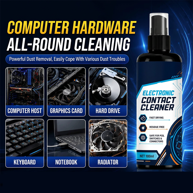 Portable Precision Electronic Contact Cleaner Spray