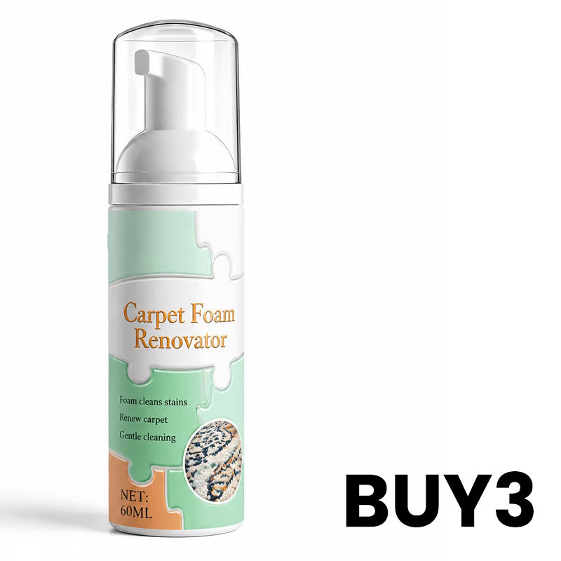 🥳2026 HOT SALE🥳💞50K+ SOLD! ✨🧽 50% OFF! Waterless Carpet Cleaning Foam – Instant stain lift, no wet mess. Advanced micro‑foam penetrates deep – just foam & wipe! 🏠💨