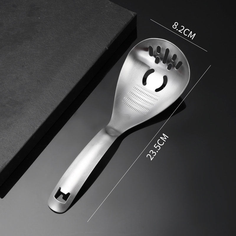 🥳2026 HOT SALE🥳💞50K+ SOLD! 🥄✨ 50% OFF! Multipurpose Stainless Steel Kitchen Spoon – 5-in-1: filter, separate, grind, fetch & open bottles. 304 stainless steel, ergonomic design – one spoon replaces five! 🍳🔧