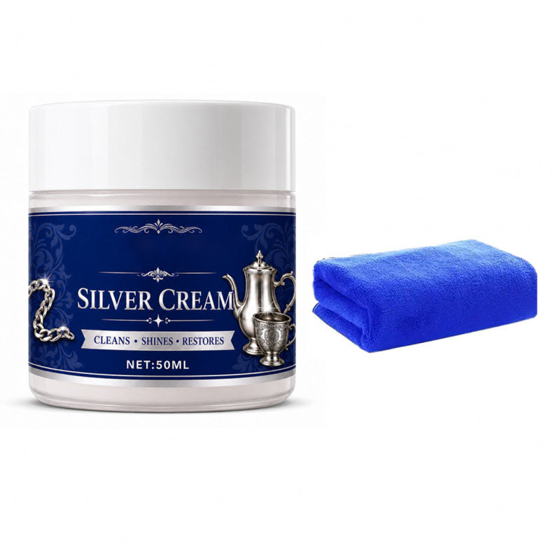 🥳2026 HOT SALE🥳💞50K+ SOLD! ✨🔧 50% OFF! Silver Shine Restoring Cream – Removes heavy tarnish & oxidation, restores mirror-like brilliance. Forms protective shield – keeps silver gleaming for weeks! 💎🛡️