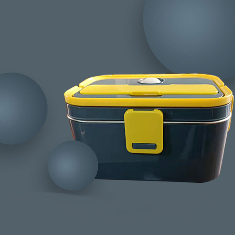 🥳2026 HOT SALE🥳💞50K+ SOLD! 🍱🔥 Portable Electric Lunch Box – heat homemade meals anywhere! 1.8L stainless steel, leakproof, car & home cords. Hot food without microwave queues! 🚗✅