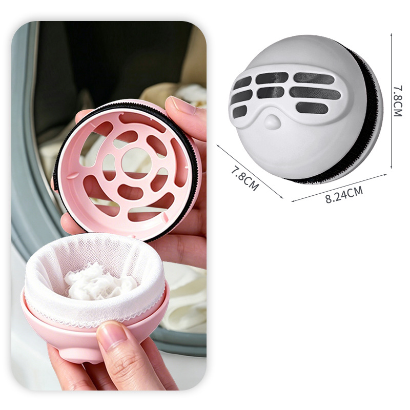 🥳2026 HOT SALE🥳💞50K+ SOLD! 🧺🐾 50% OFF! 2‑in‑1 Lint Remover & Laundry Ball – Built‑in magic tape captures pet hair, lint & debris. Anti‑tangling design protects clothes – clean laundry, happy you! ✨🧦