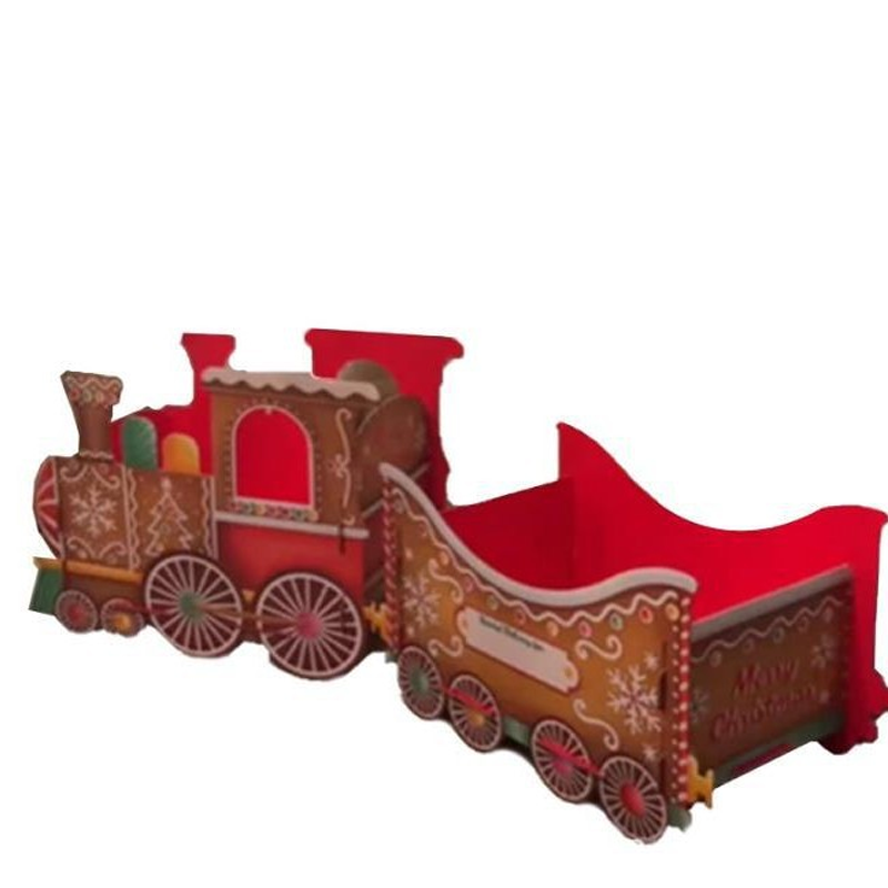 🥳2026 HOT SALE🥳💞50K+ SOLD! 🚂🎁 50% OFF! Creative Santa‘s Gift Express Train – Spacious compartments for gifts, whimsical gingerbread design. No tools needed – place under tree & watch holiday magic come alive! 🎄✨